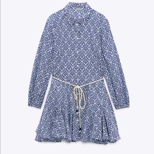 NWOT Zara blue dress
